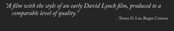 "A film with the style of an early David Lynch film, produced to a comparable level of quality." - Teresa D. Lee, Rogue Cinema