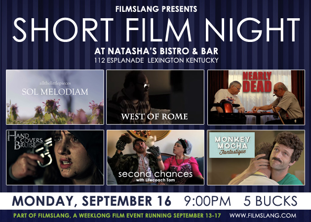 Filmmaker Justin Hannah to host Short Film Night on September 16